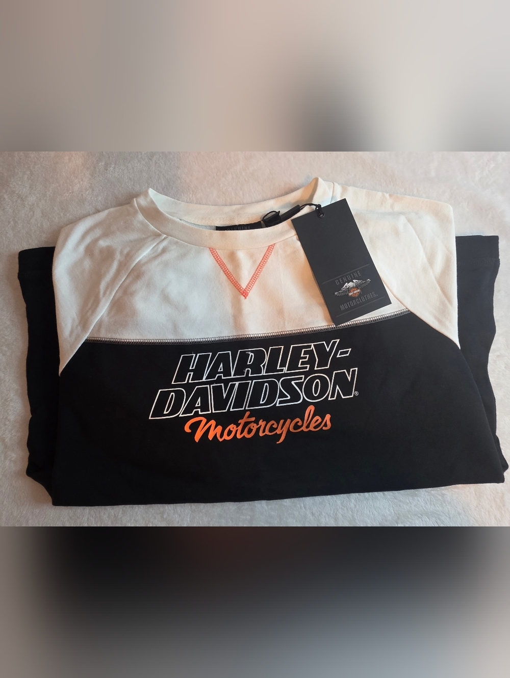 Harley-Davidson Women’s Petite Large Colorblock Sweatshirt